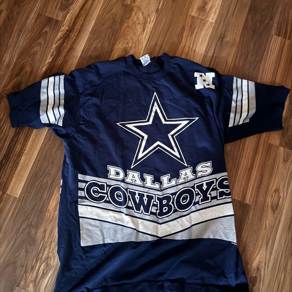 🚨 VINTAGE DALLAS COWBOYS XL SHIRT/DRESS? NEW/OLD STOCK.. NEVER WORN😍❤️❤️❤️